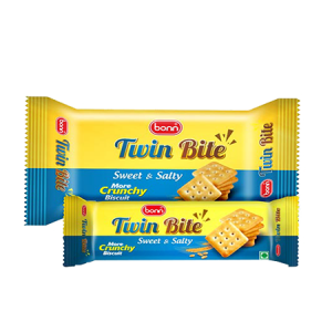 Twin bite biscuit